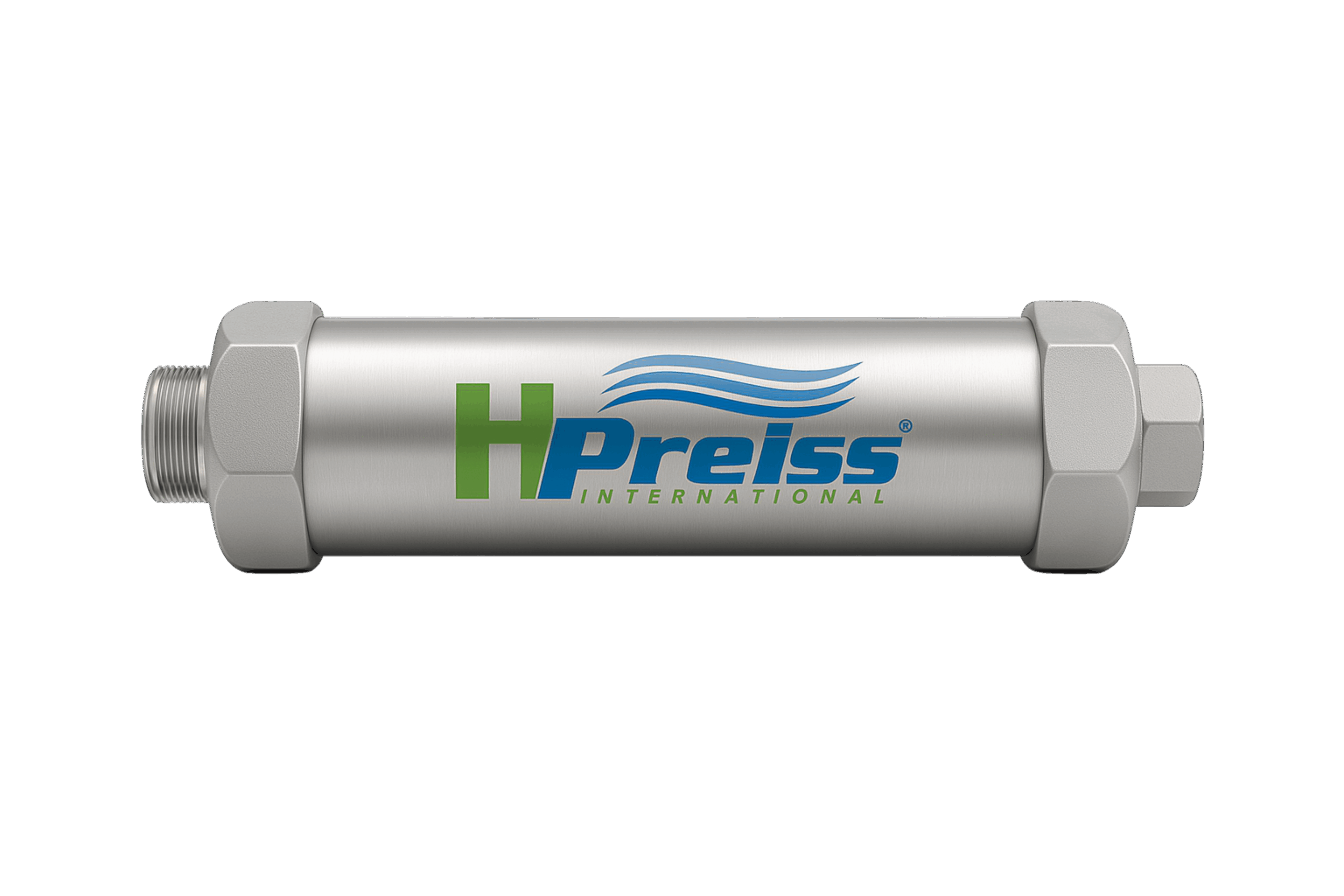 HPreiss International stainless steel water treatment system with IPSE technology for eco-friendly limescale prevention